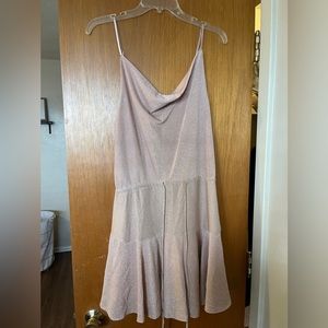 Champagne sparkly dress